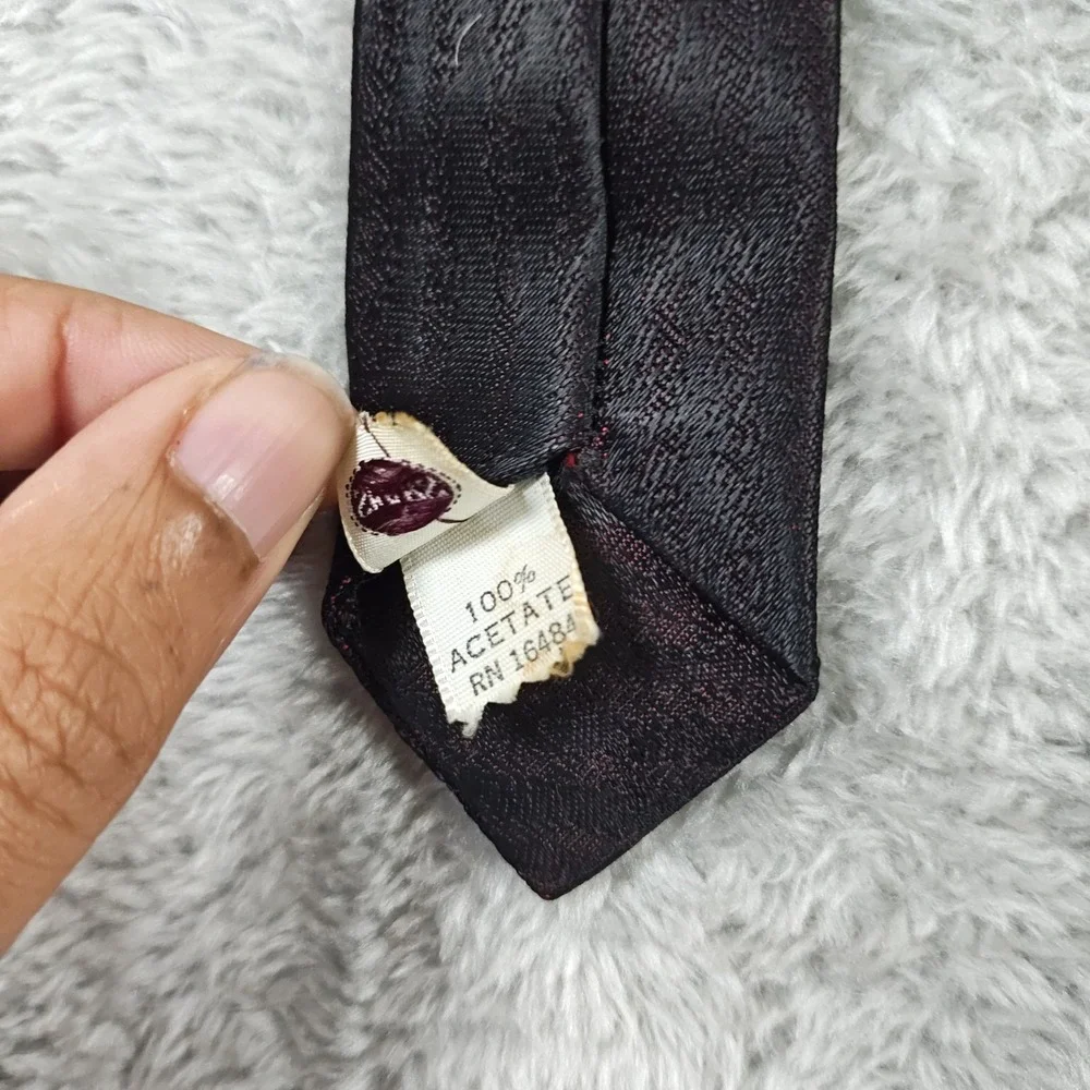 Vintage Skinny Tie Lot Of 3 Mens 50s 60s Rat Pack Mod Rockabilly Mid Century